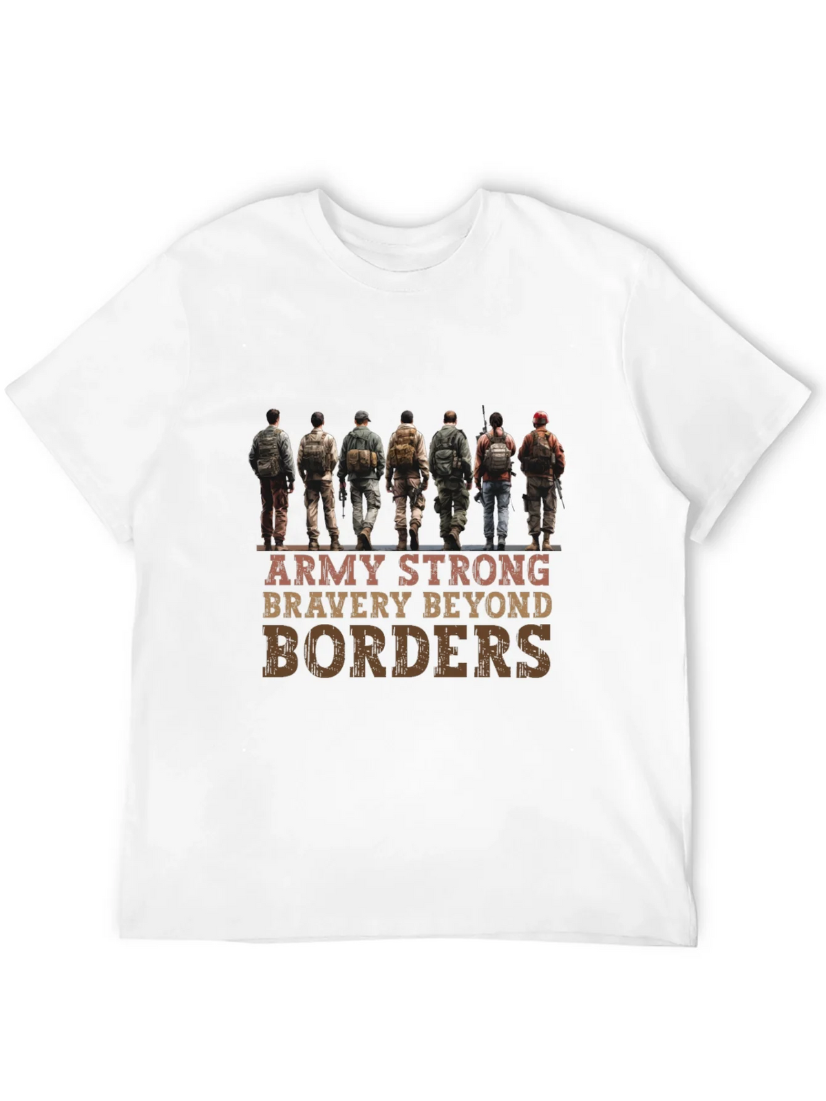 Army Strong T-Shirt - Bravery Beyond Borders