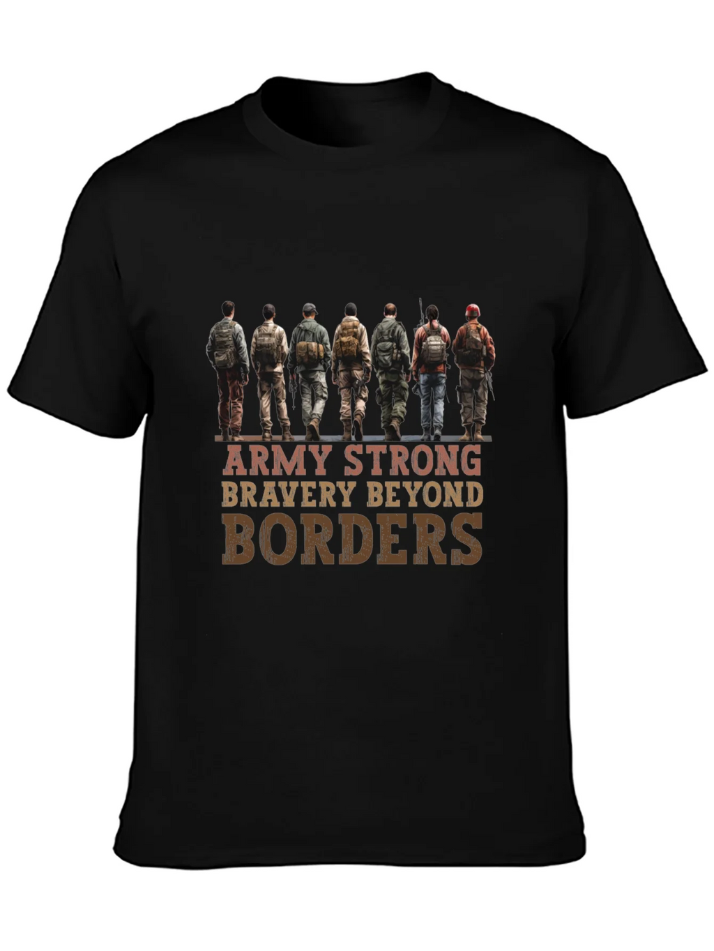 Army Strong T-Shirt - Bravery Beyond Borders