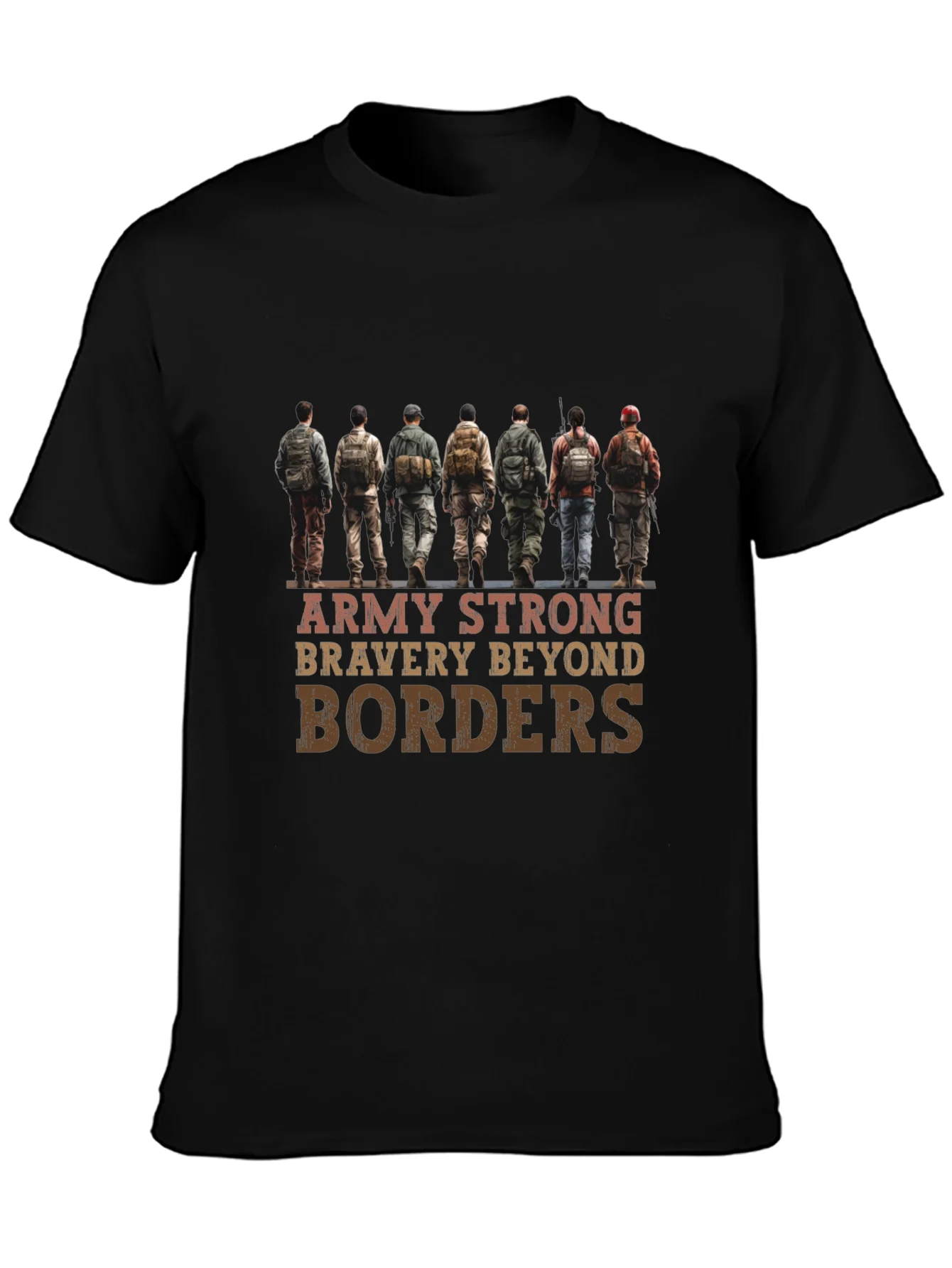 Army Strong T-Shirt - Bravery Beyond Borders
