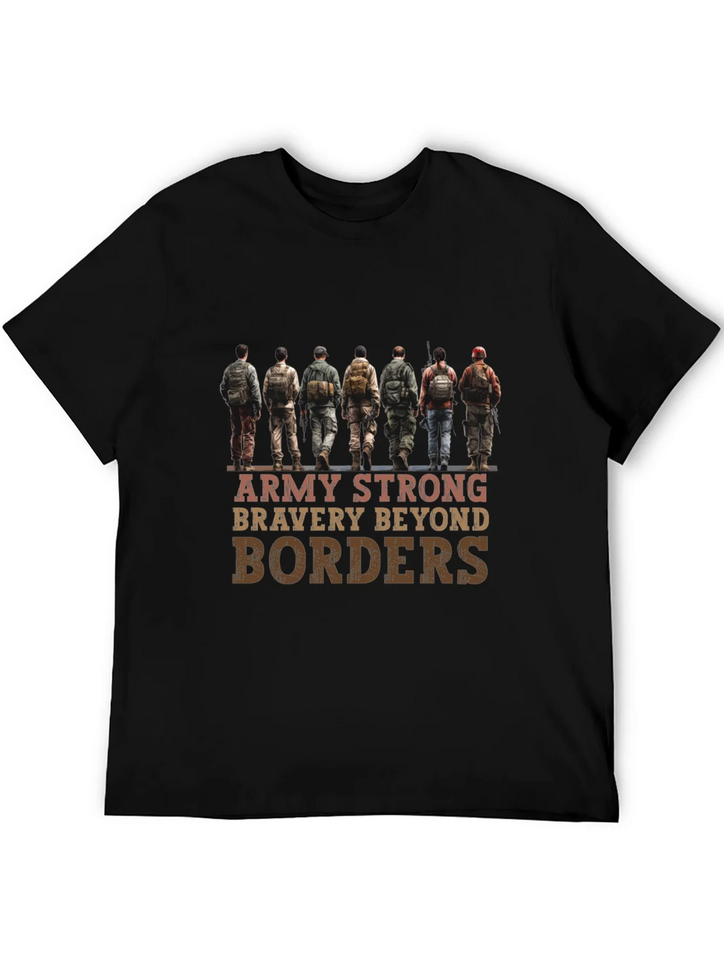 Army Strong T-Shirt - Bravery Beyond Borders