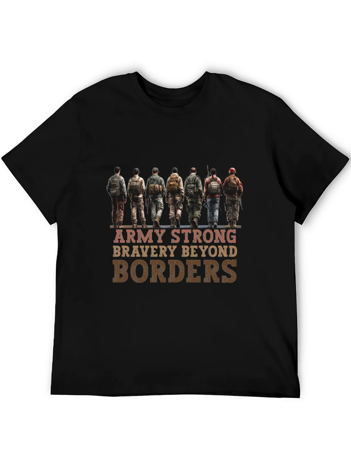 Army Strong T-Shirt - Bravery Beyond Borders