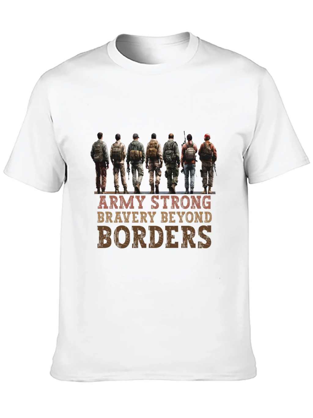 Army Strong T-Shirt - Bravery Beyond Borders