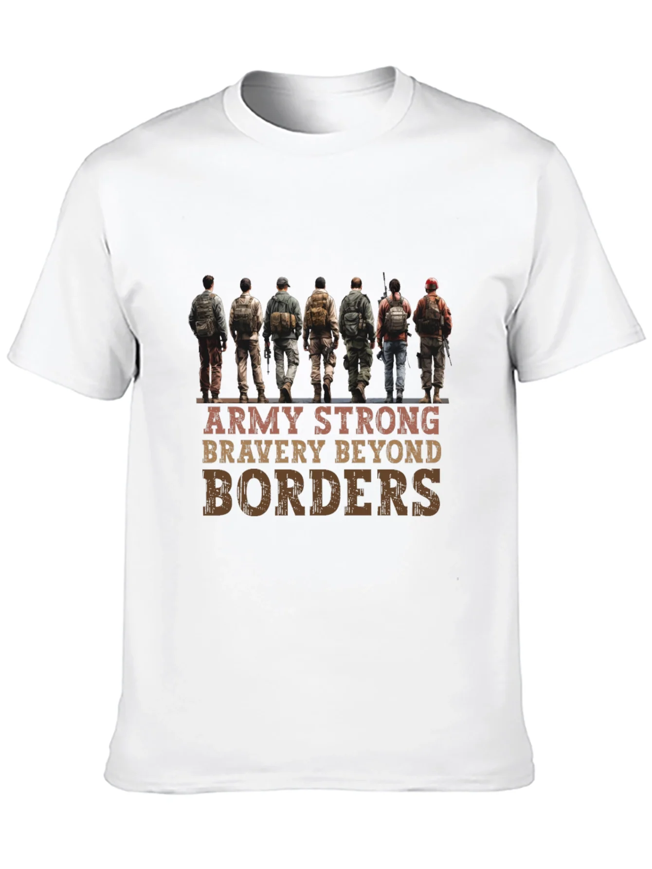 Army Strong T-Shirt - Bravery Beyond Borders