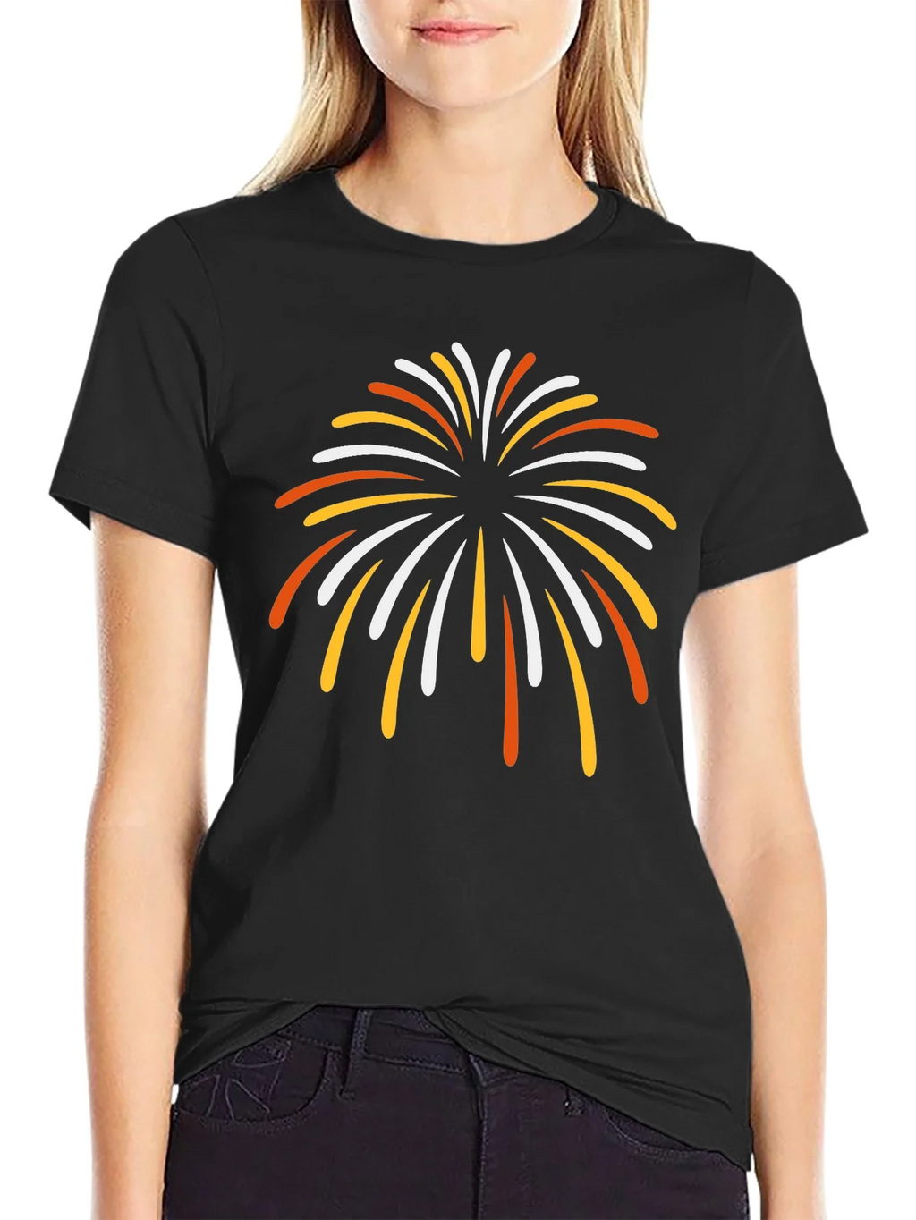 Fireworks Graphic Tee - Soft Cotton Blend