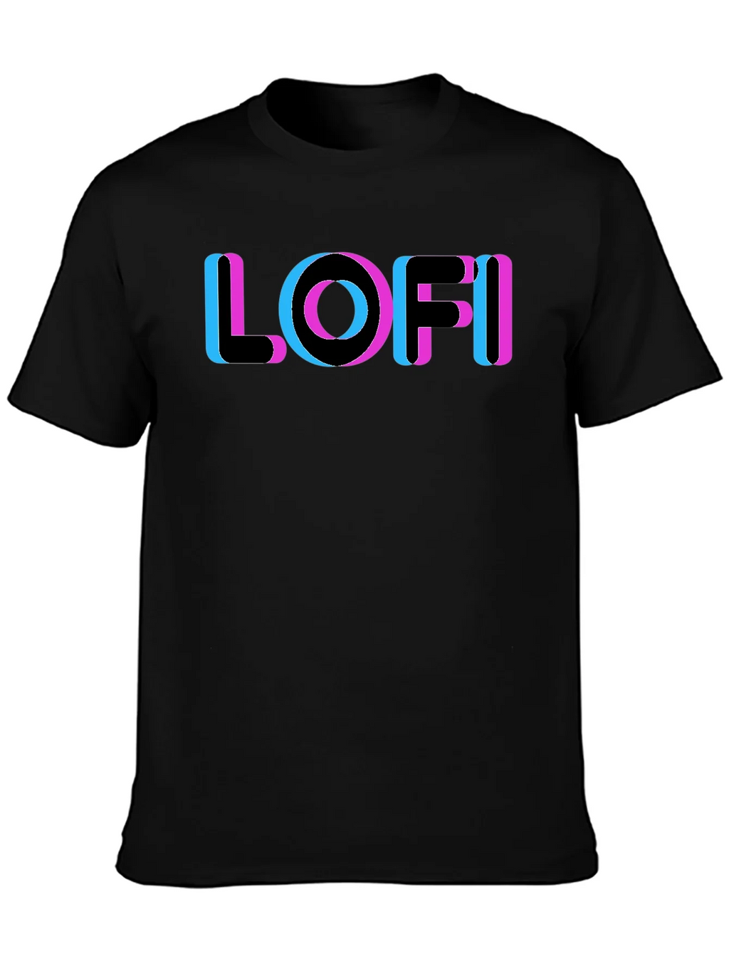 LOFI Glitch Tee - Retro Aesthetic Style