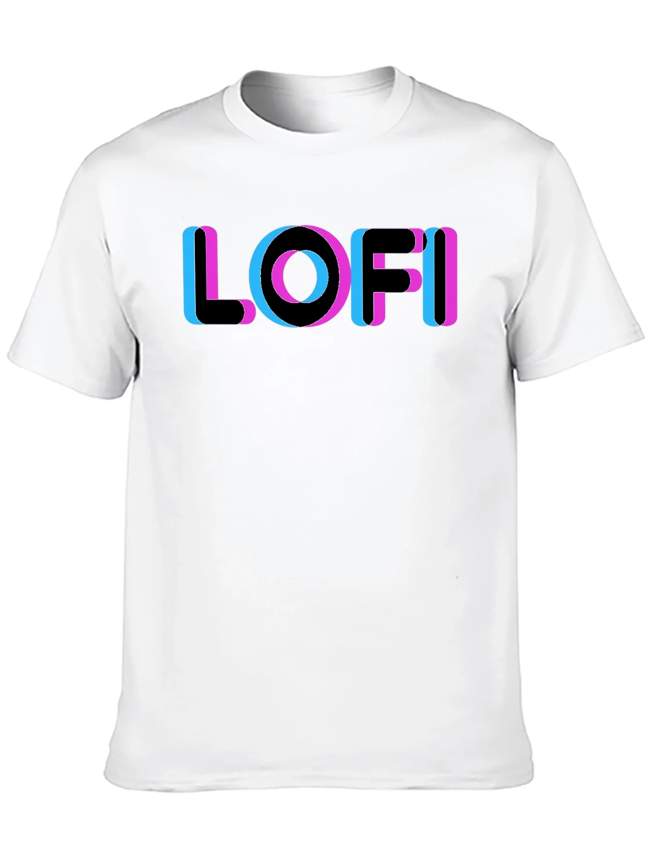 LOFI Glitch Tee - Retro Aesthetic Style