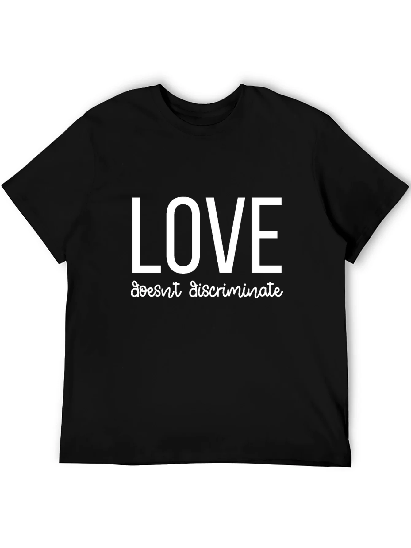 Love Doesnt Discriminate Tee - Black