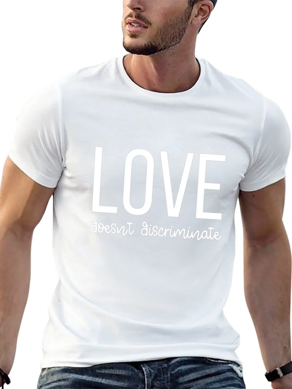 Love Doesnt Discriminate Tee - Black