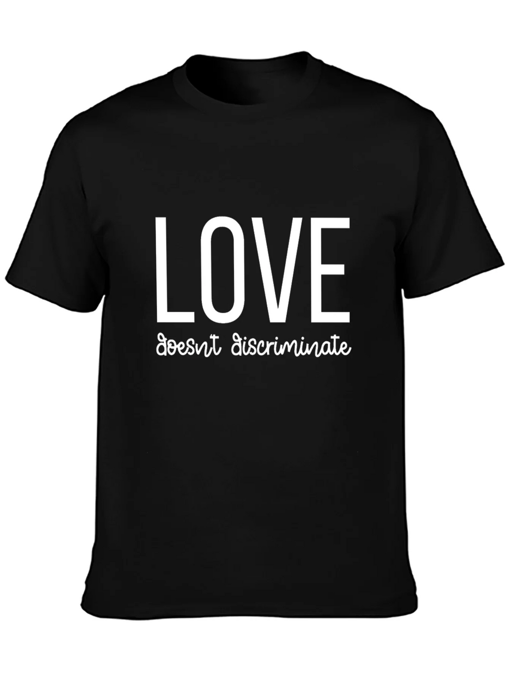 Love Doesnt Discriminate Tee - Black