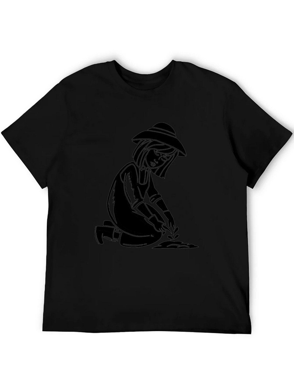 Gardener Graphic Tee - Black Unisex T-Shirt