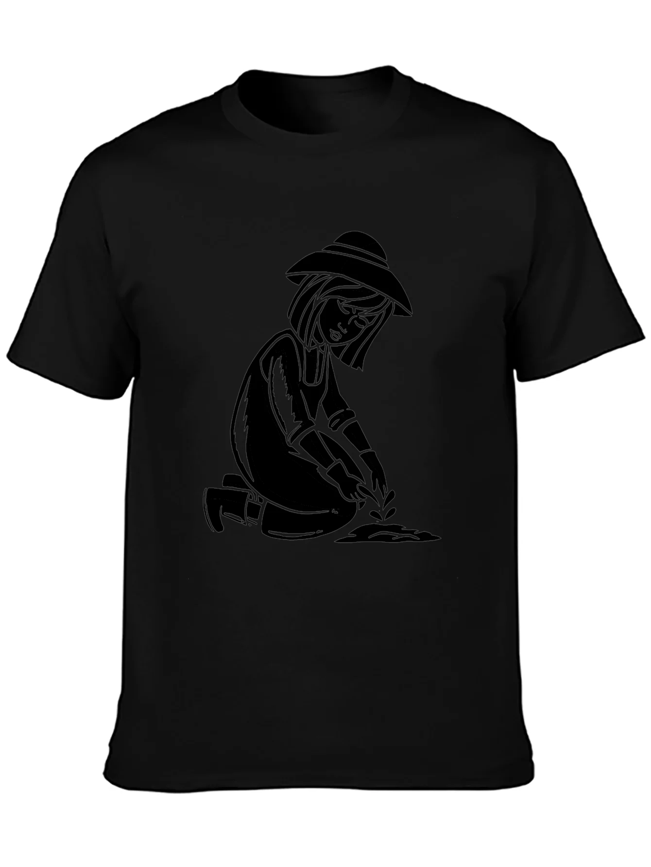 Gardener Graphic Tee - Black Unisex T-Shirt