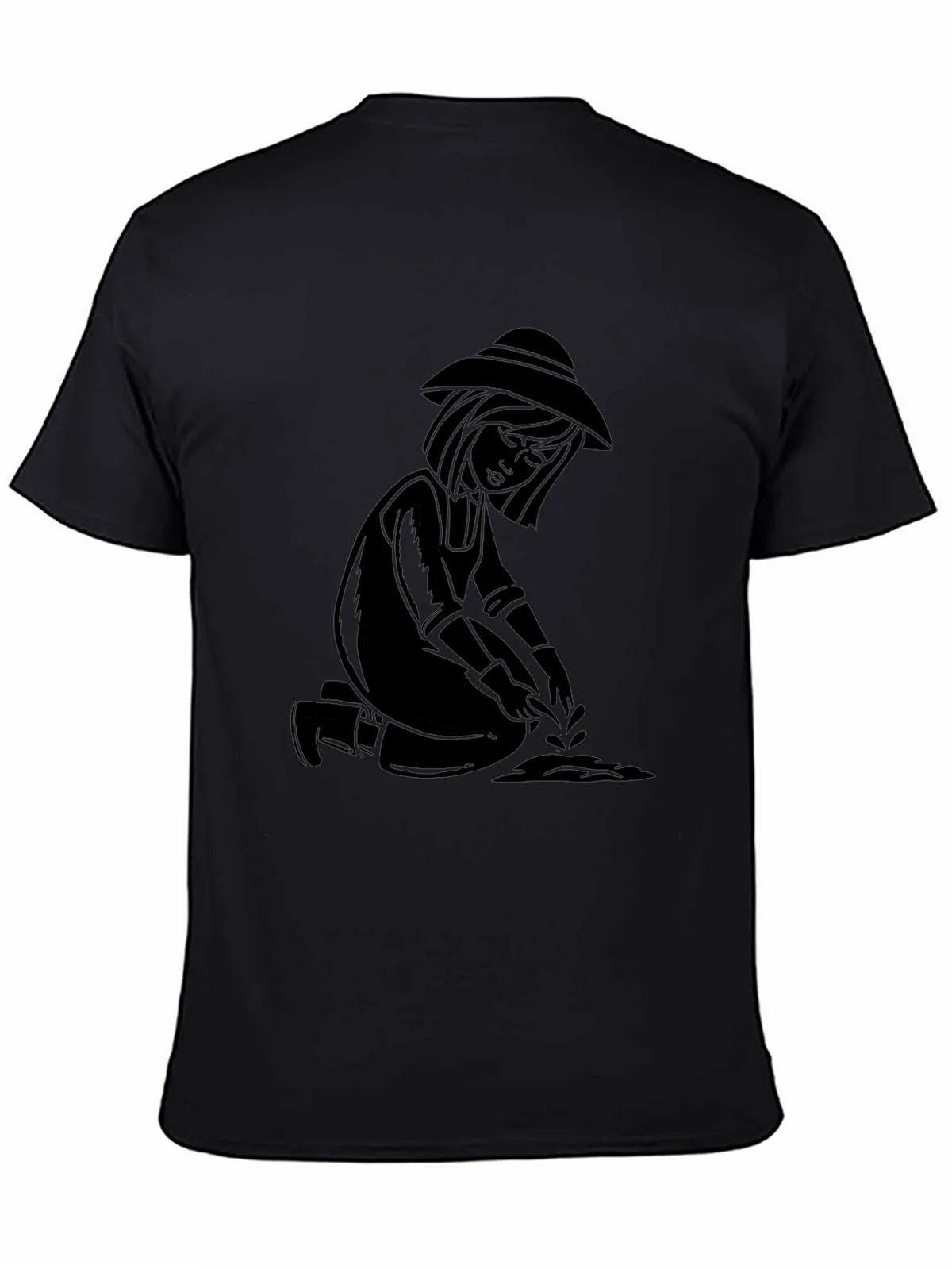 Gardener Graphic Tee - Black Unisex T-Shirt