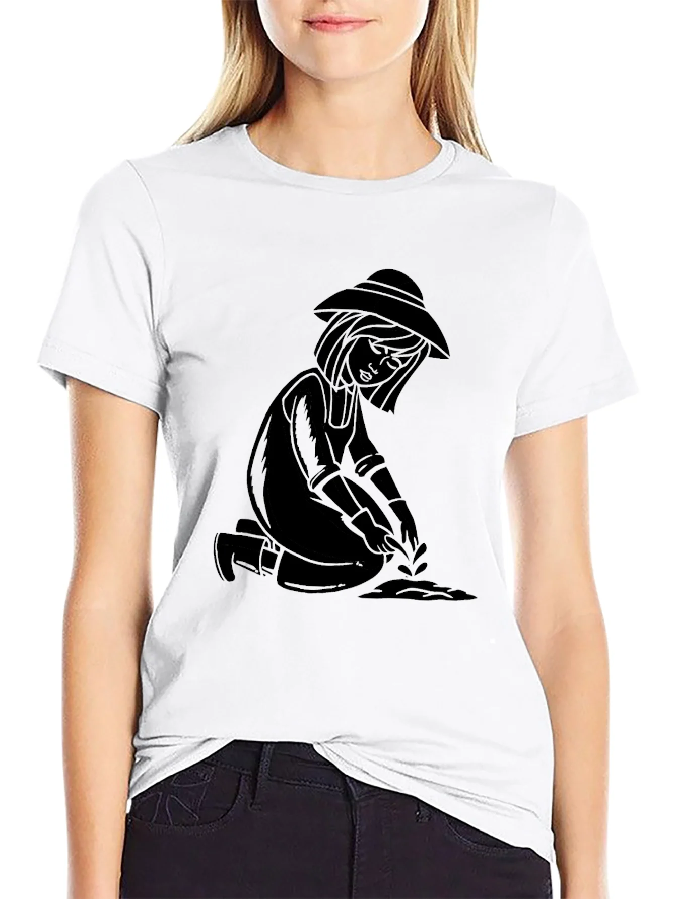 Gardener Graphic Tee - Black Unisex T-Shirt