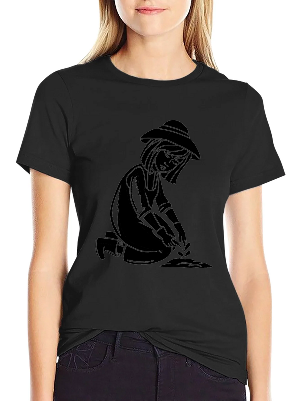 Gardener Graphic Tee - Black Unisex T-Shirt