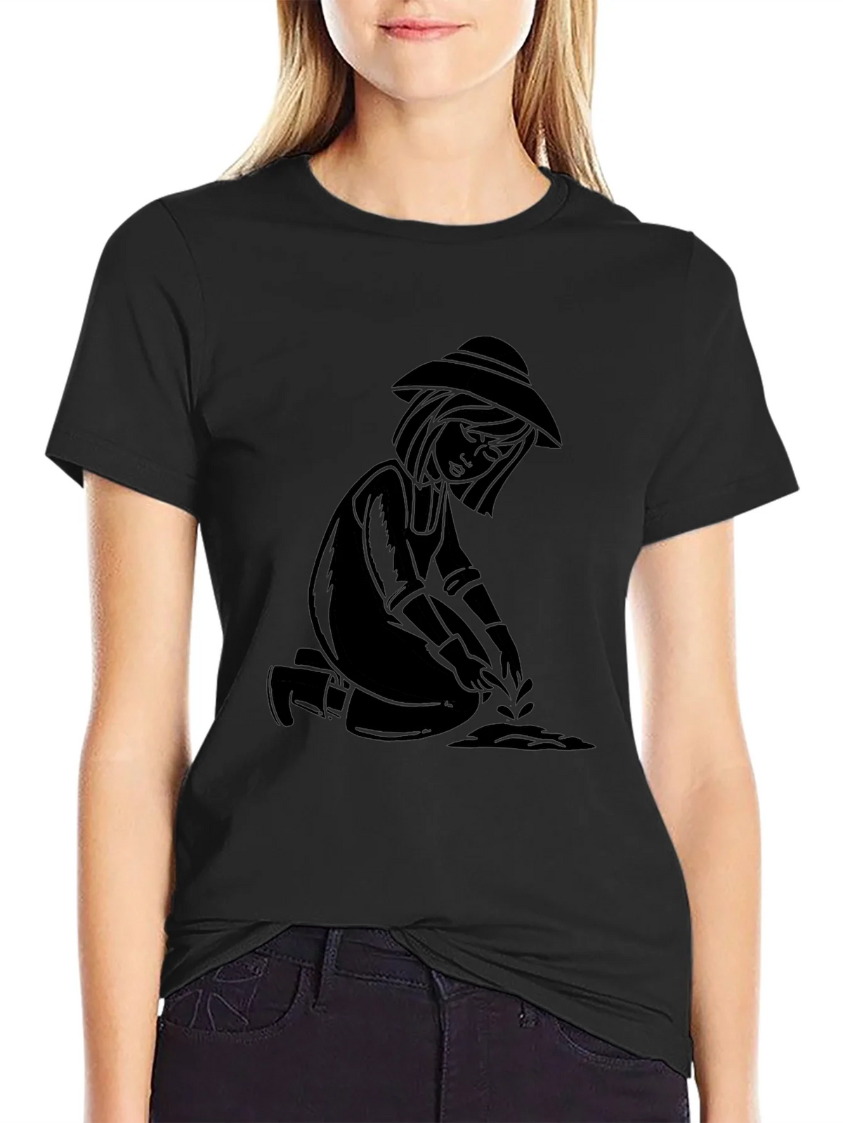 Gardener Graphic Tee - Black Unisex T-Shirt