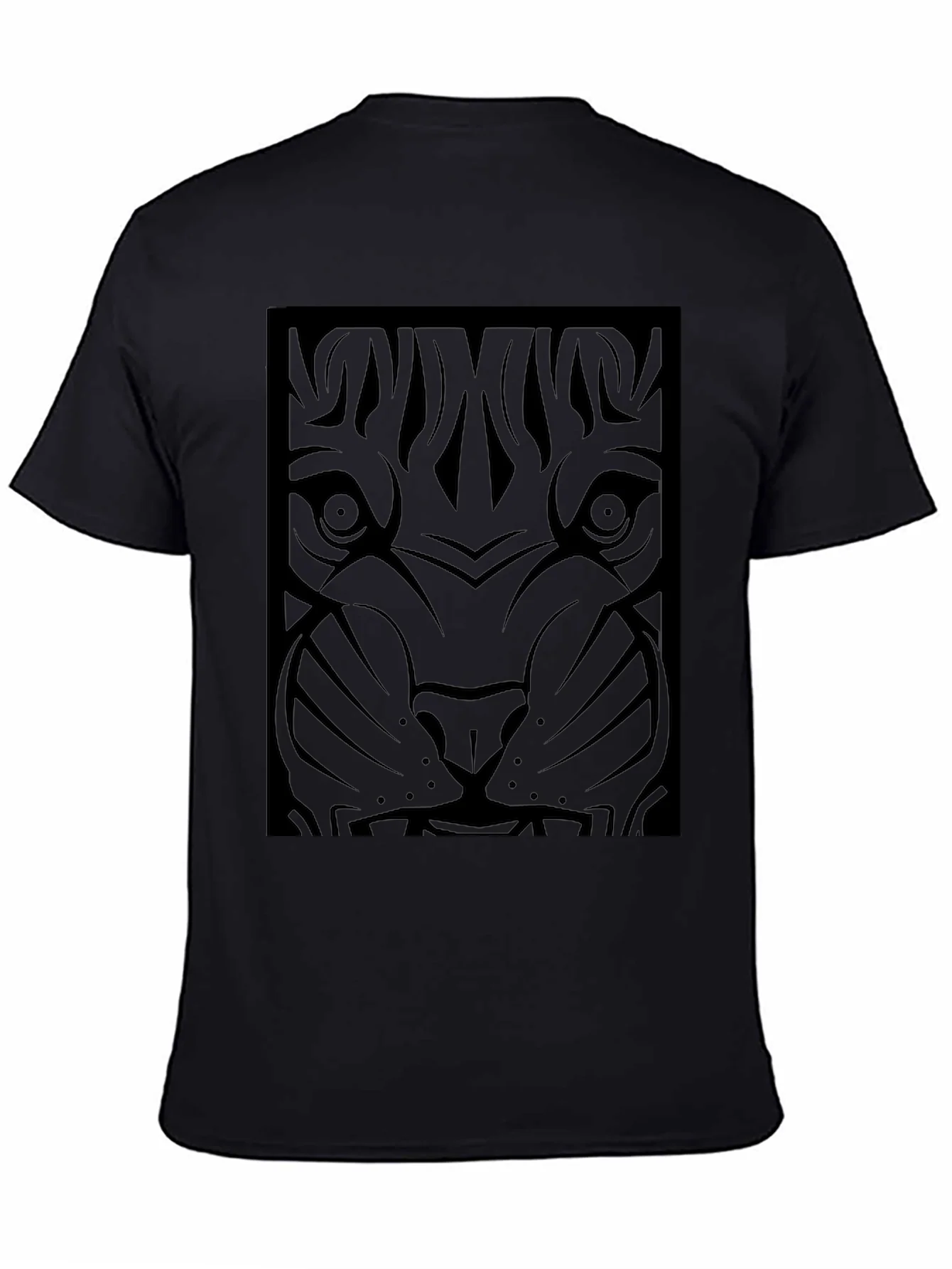 Black Tiger Graphic Tee - Mens Fashion