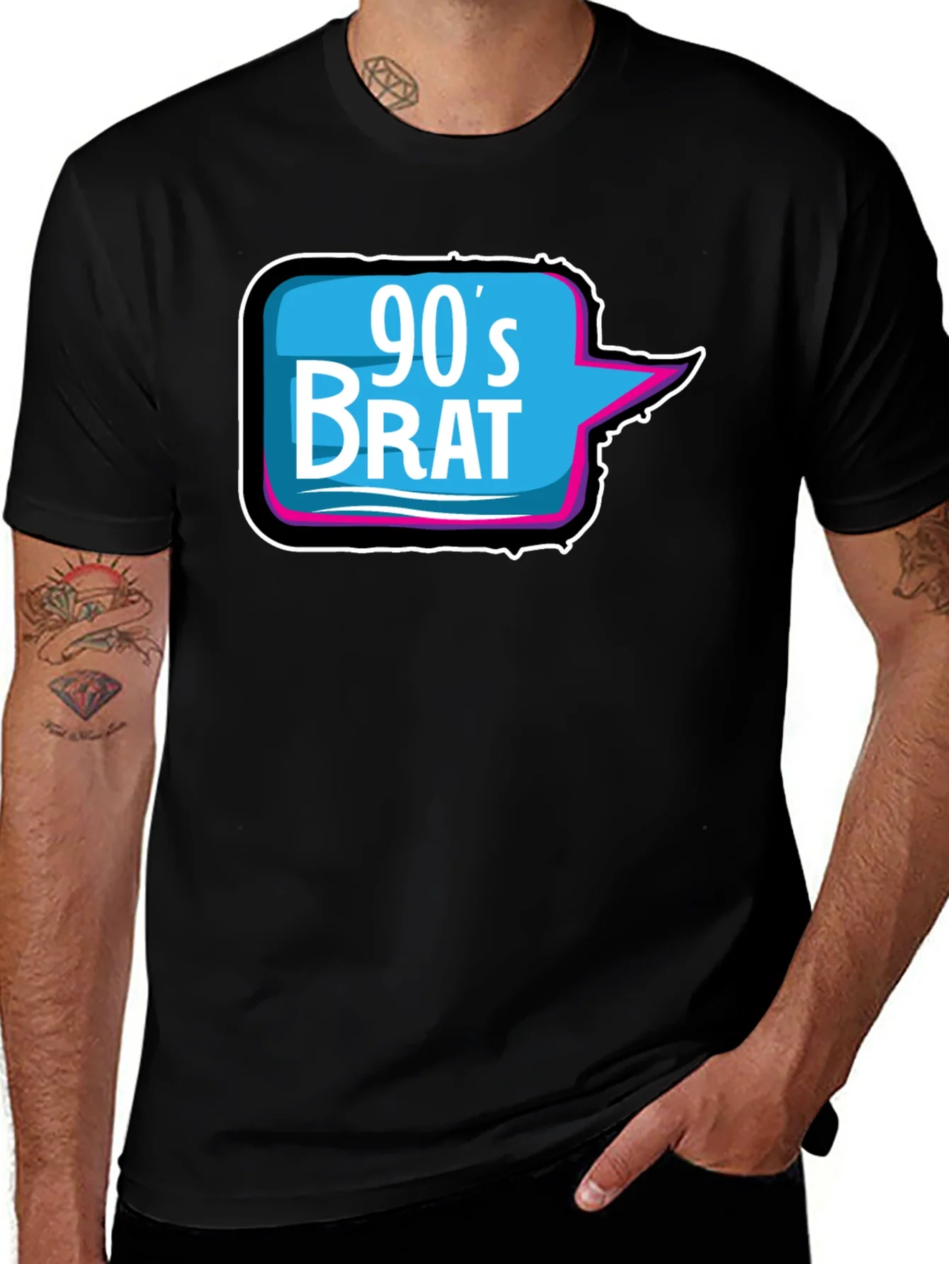 90s Brat Black T-Shirt