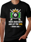 Billiards Girl T-Shirt - Move Over Boys