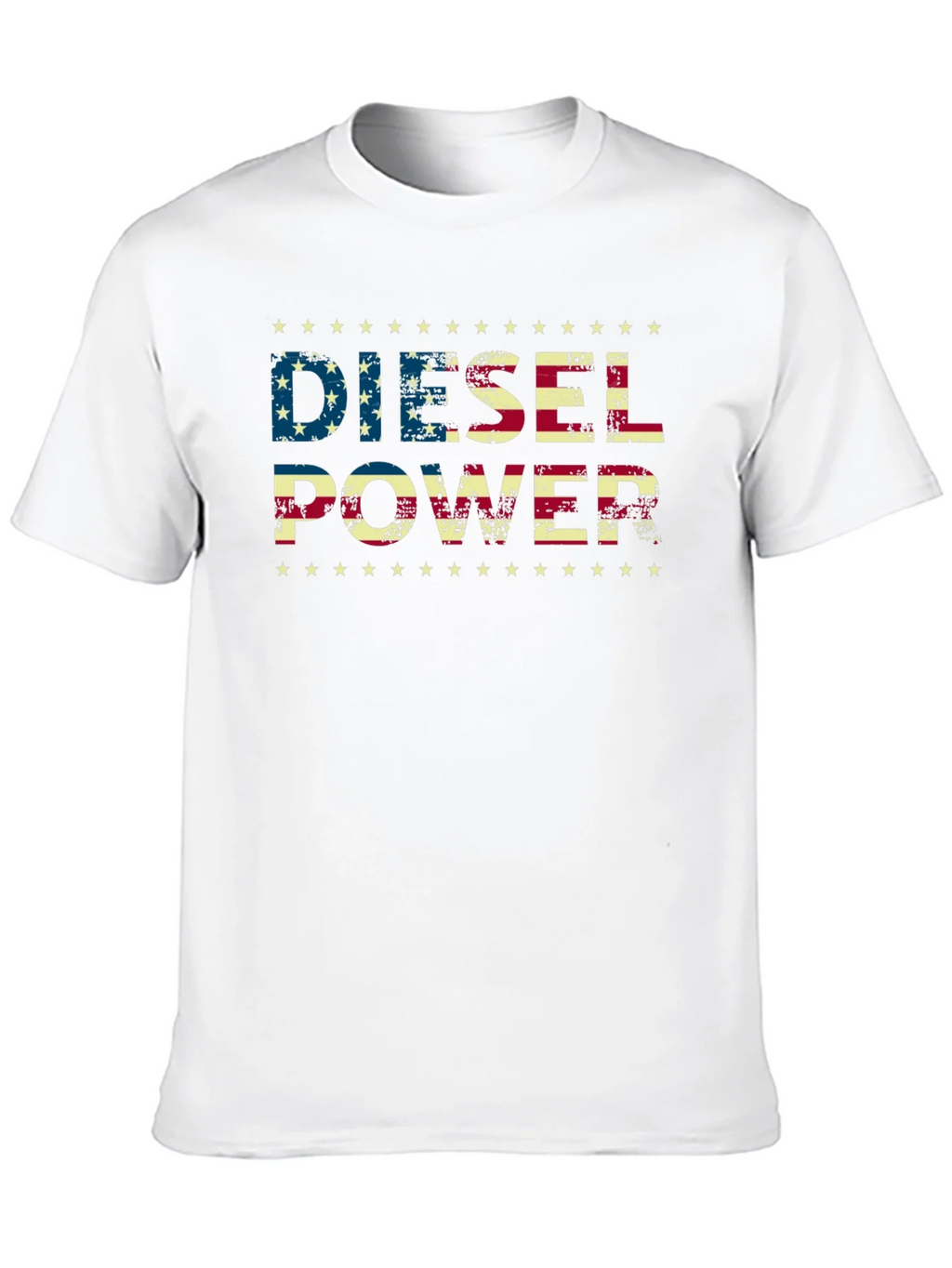 Diesel Power American Flag Graphic T-Shirt
