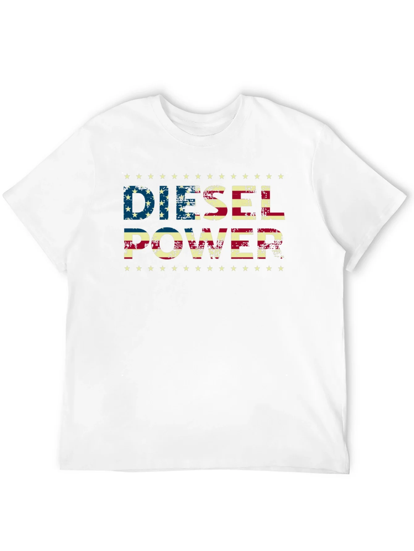 Diesel Power American Flag Graphic T-Shirt