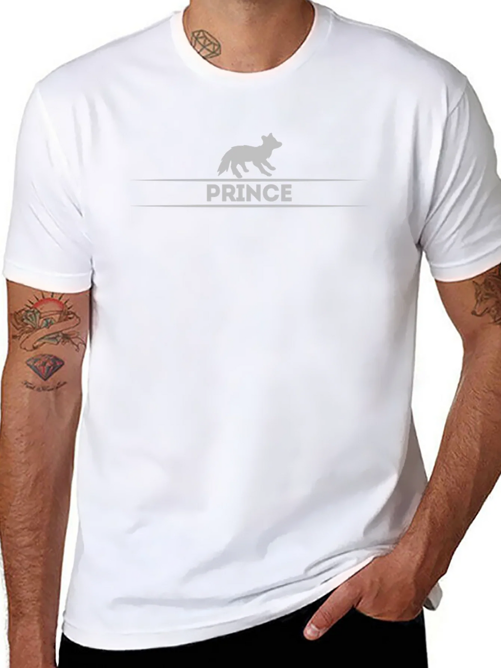 Prince Fox Graphic Tee - Stylish Mens T-Shirt