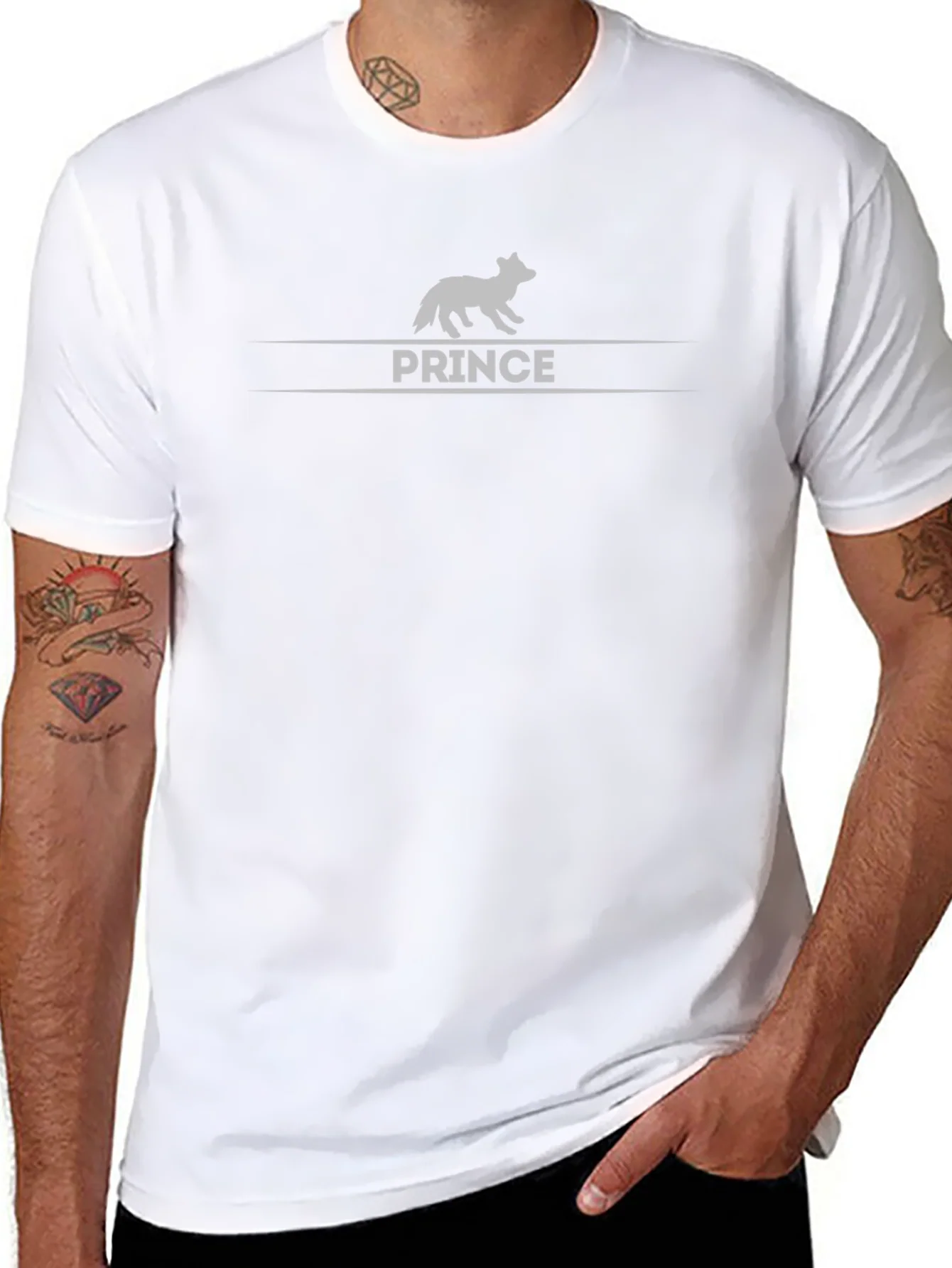 Prince Fox Graphic Tee - Stylish Mens T-Shirt
