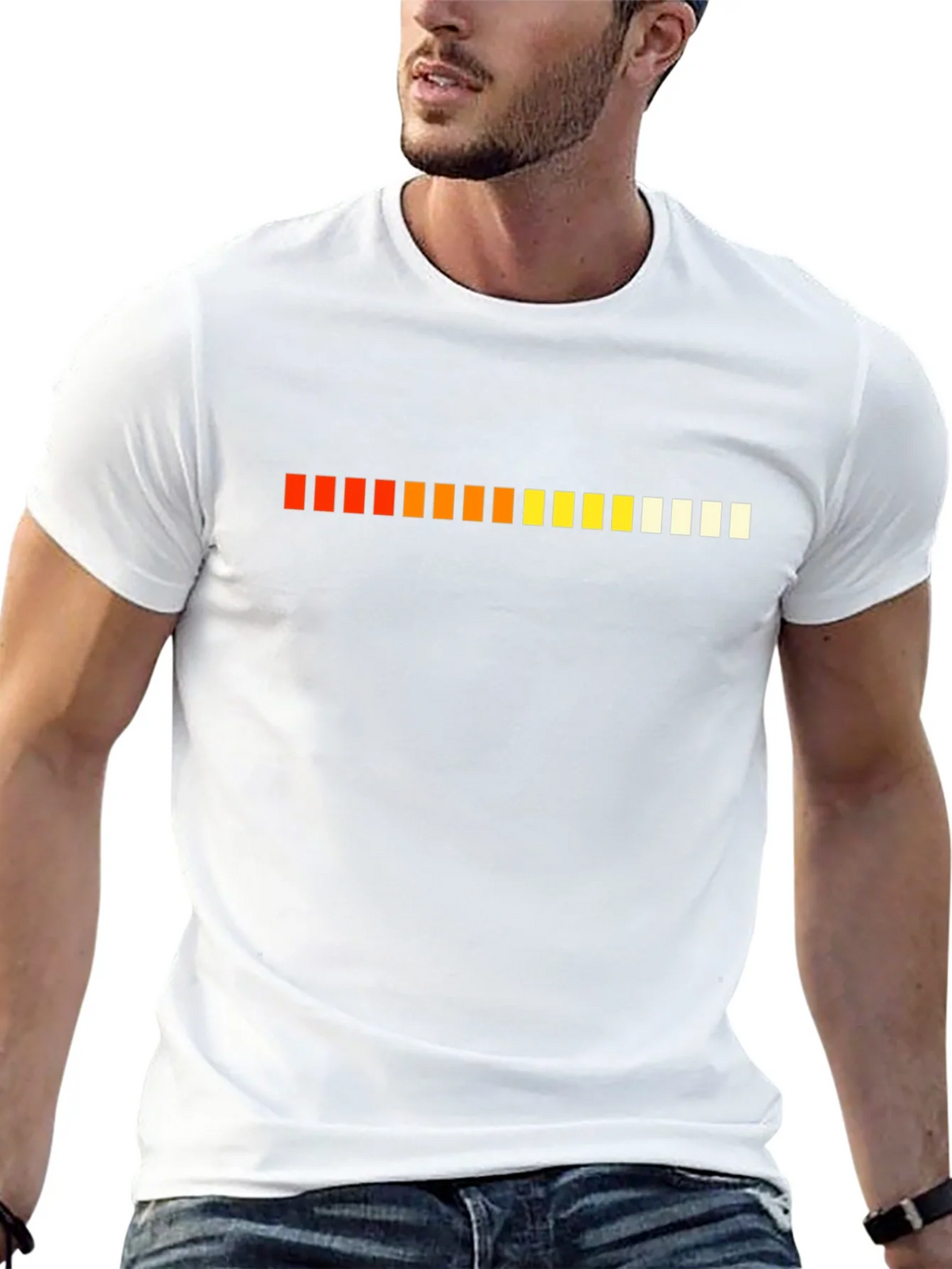 Cool Equalizer Graphic Black T-Shirt
