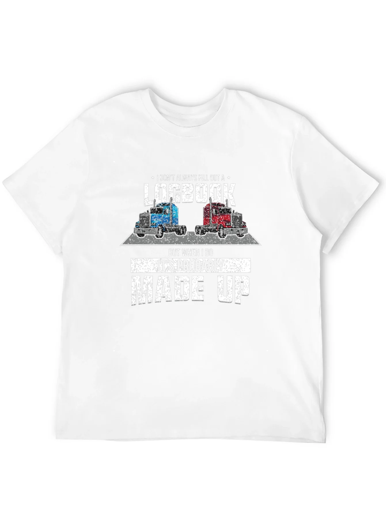 Funny Trucker Logbook T-Shirt
