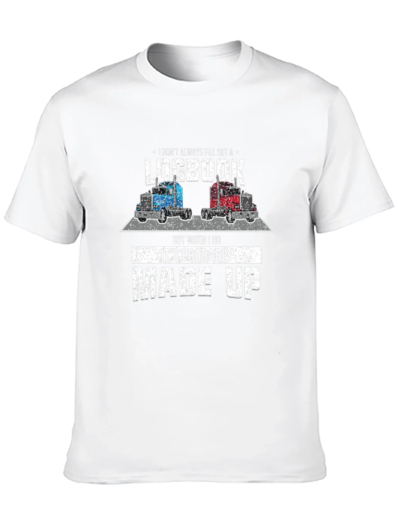 Funny Trucker Logbook T-Shirt
