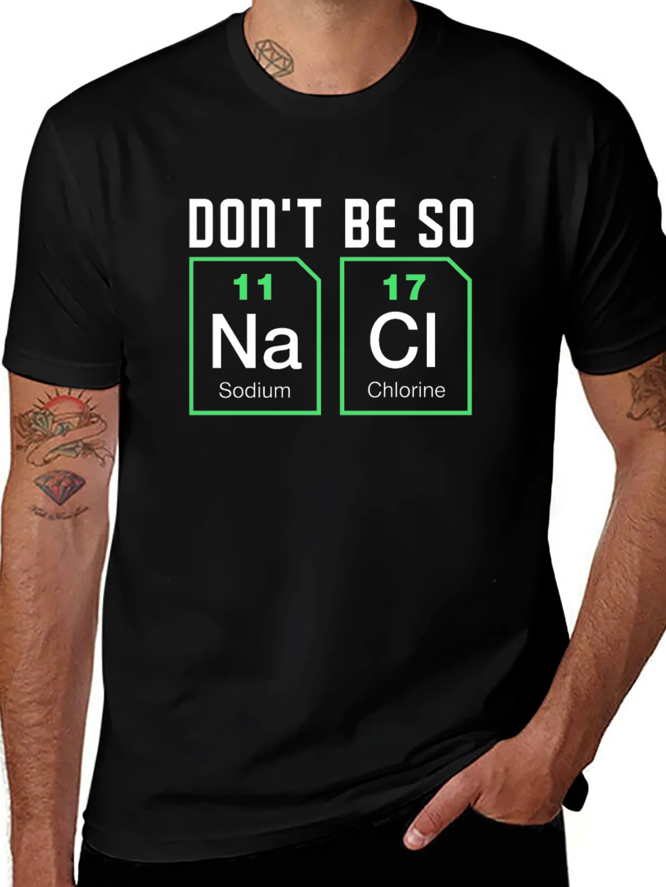 Dont Be So Salty Black T-Shirt