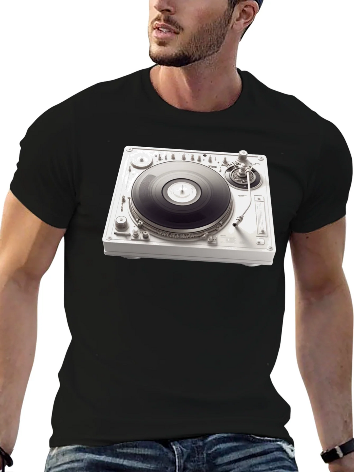 DJ Turntable Graphic Tee