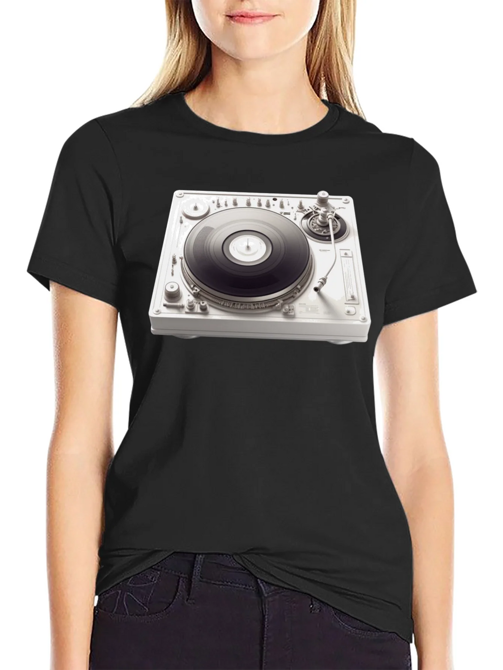 DJ Turntable Graphic Tee