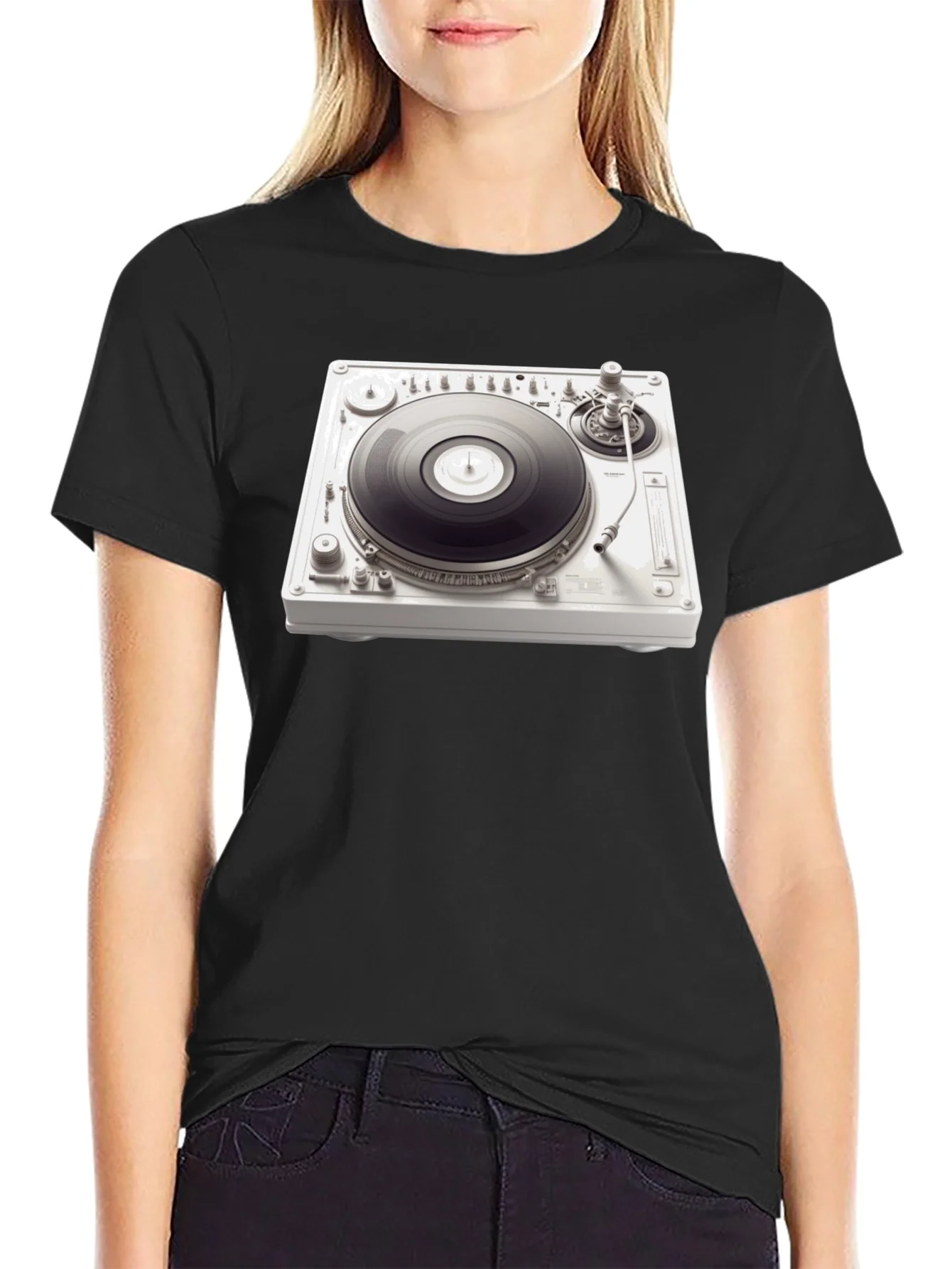 DJ Turntable Graphic Tee