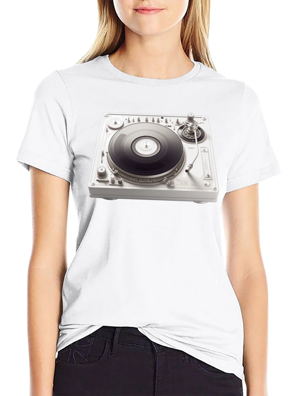 DJ Turntable Graphic Tee