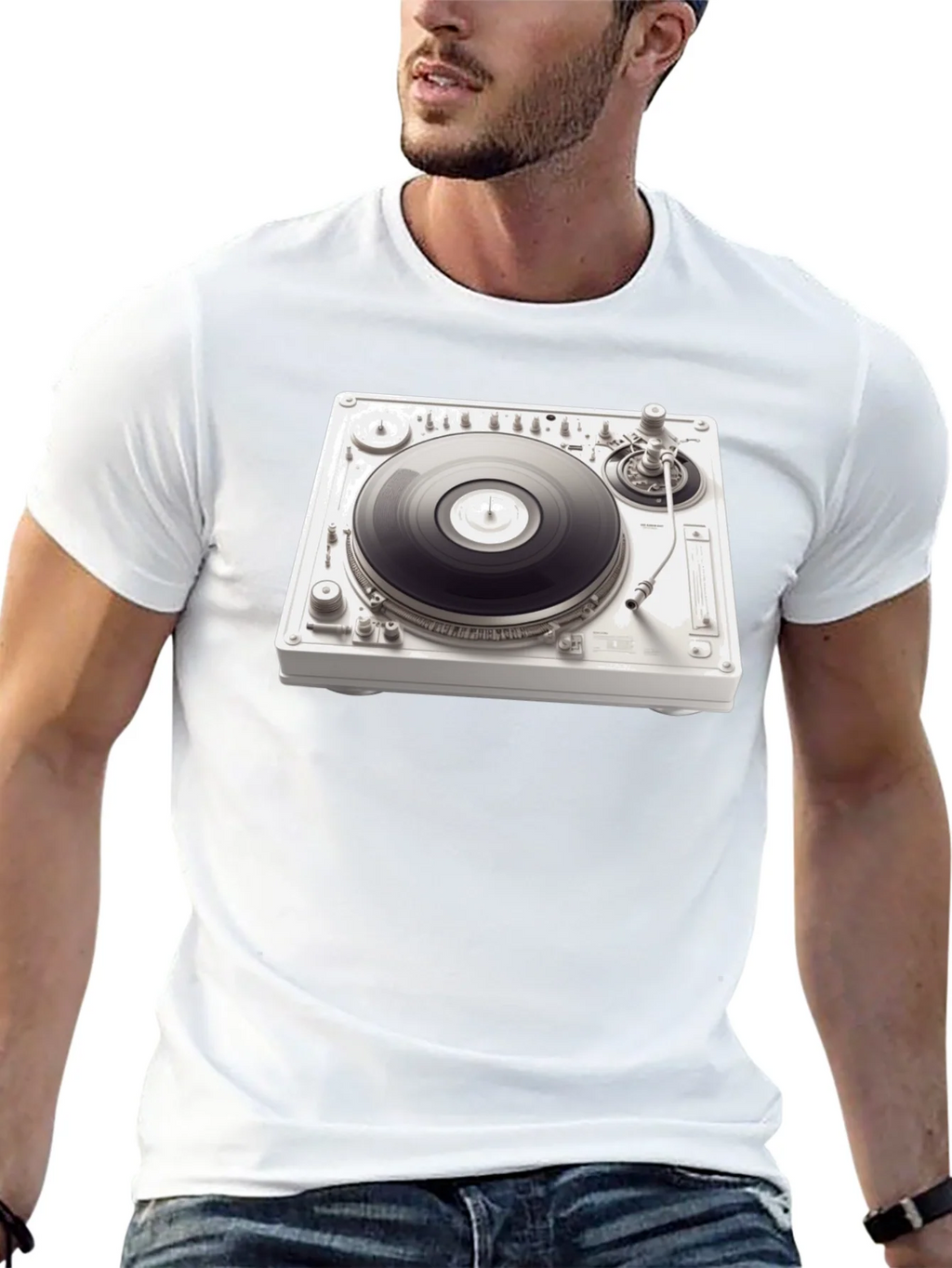 DJ Turntable Graphic Tee
