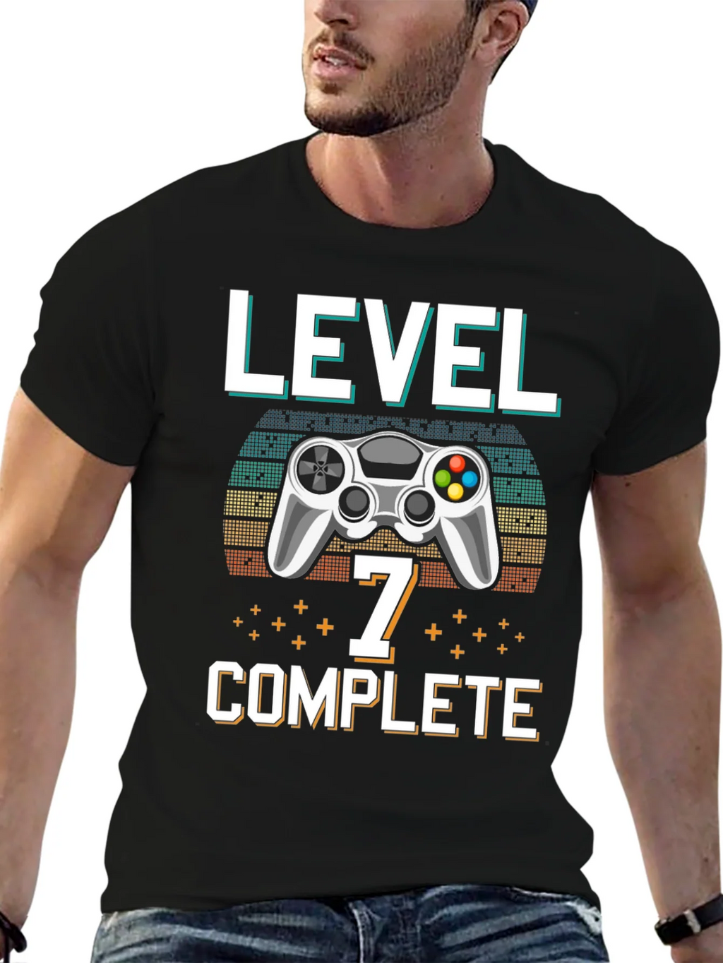 Level 7 Complete Gamer T-Shirt - Birthday Gift