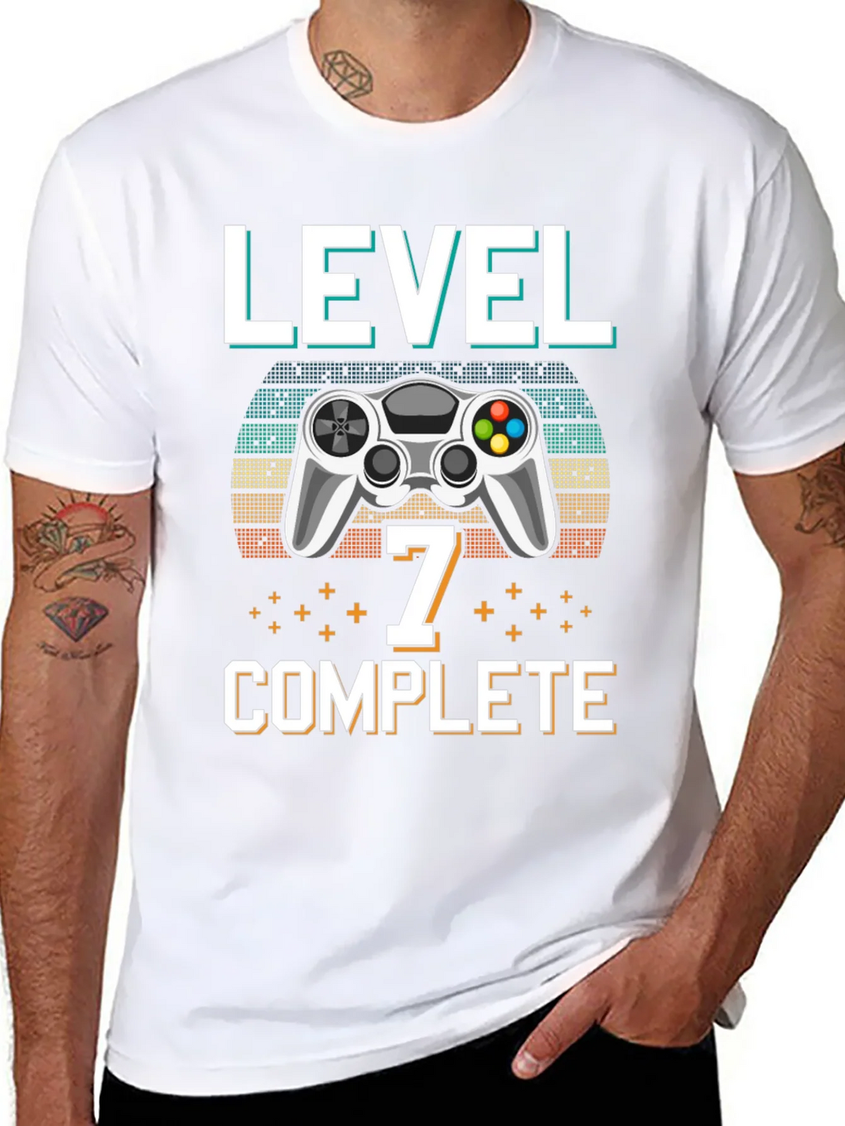 Level 7 Complete Gamer T-Shirt - Birthday Gift