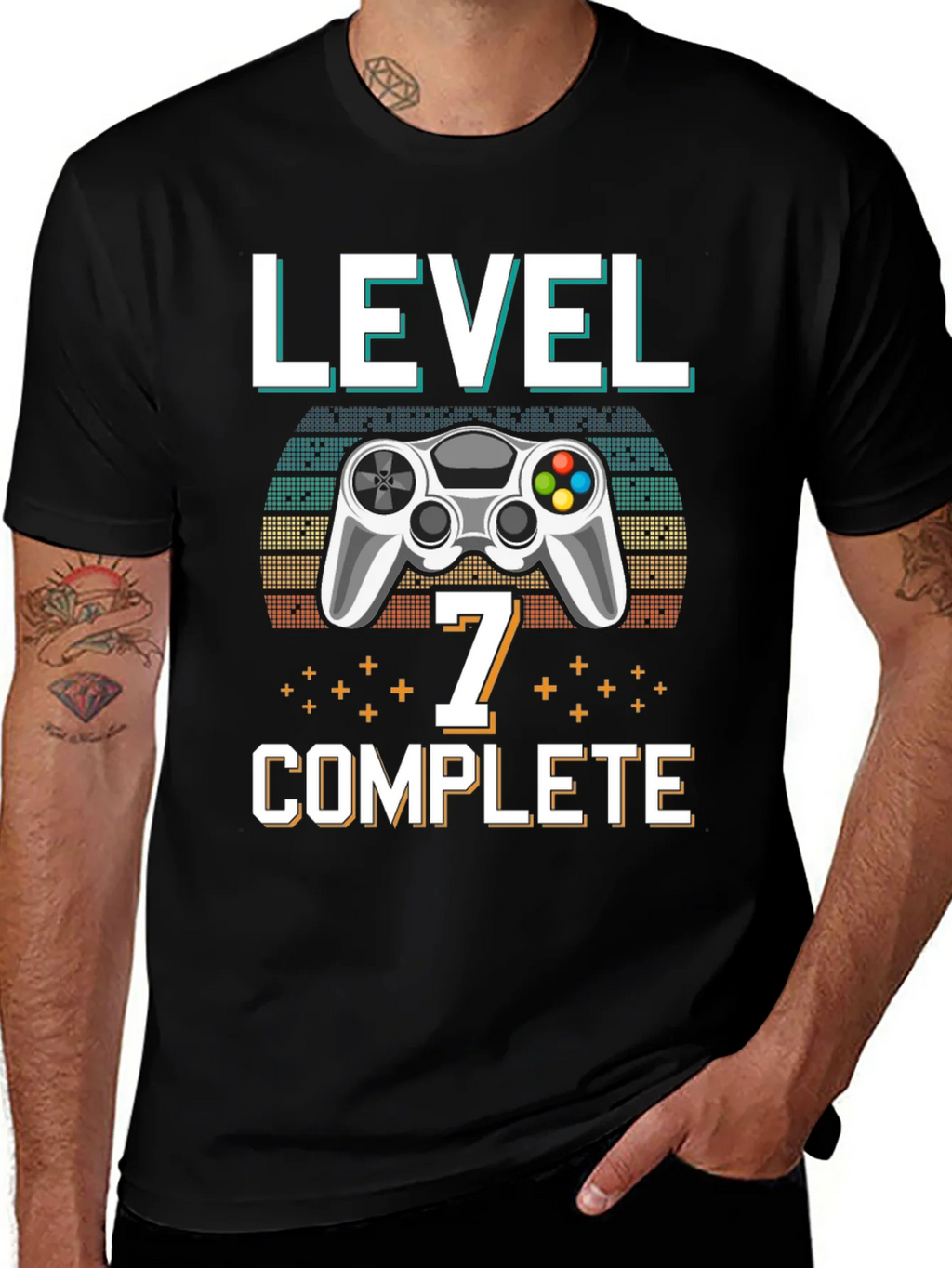 Level 7 Complete Gamer T-Shirt - Birthday Gift