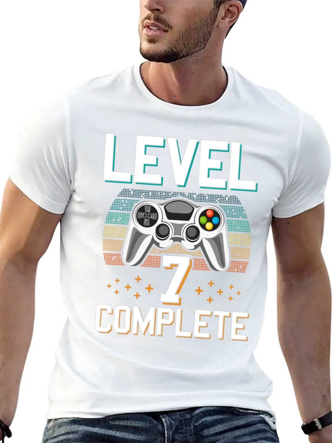 Level 7 Complete Gamer T-Shirt - Birthday Gift