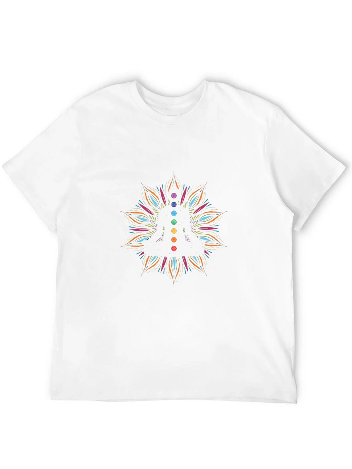Chakra Mandala Black T-Shirt