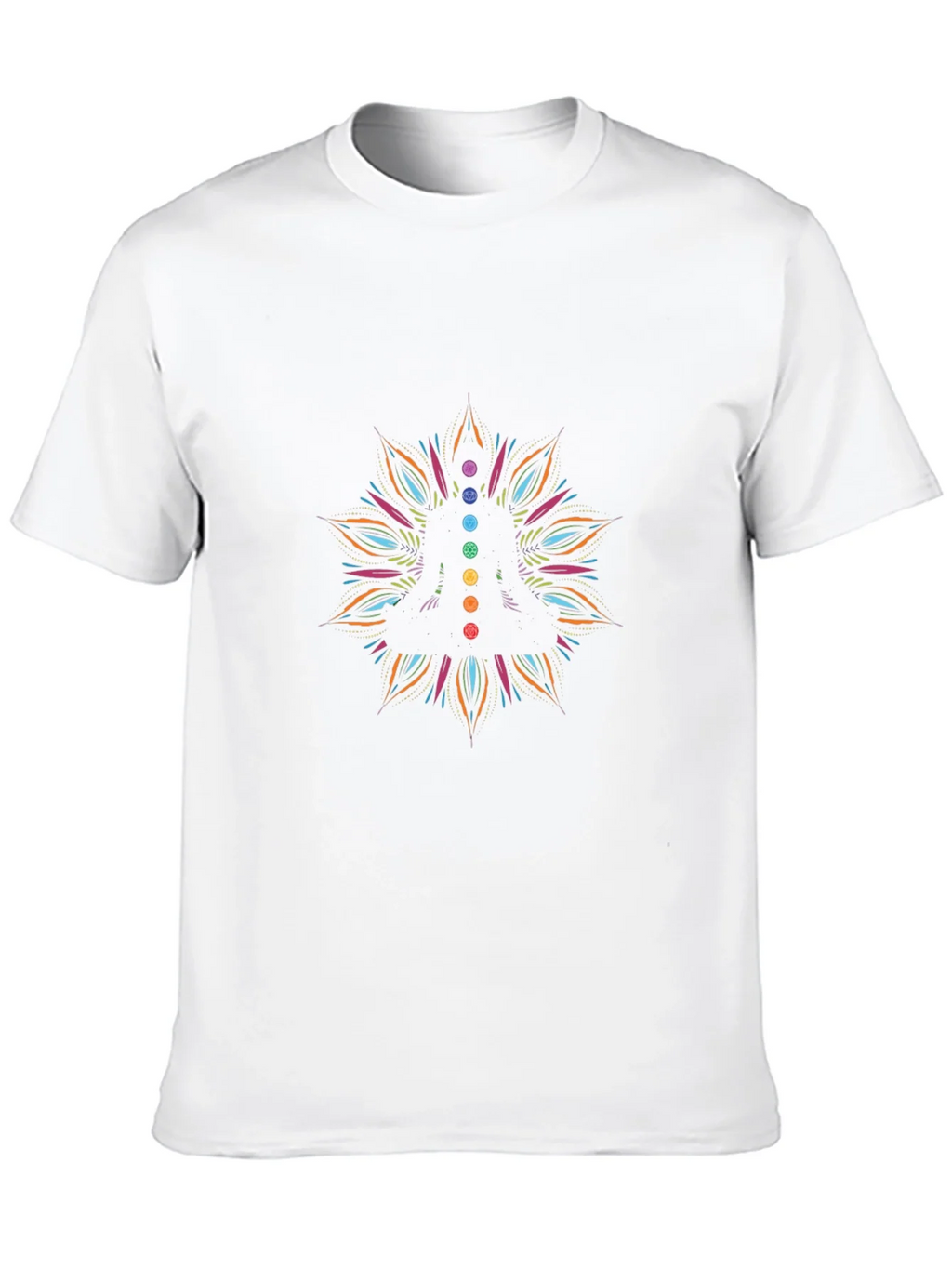 Chakra Mandala Black T-Shirt