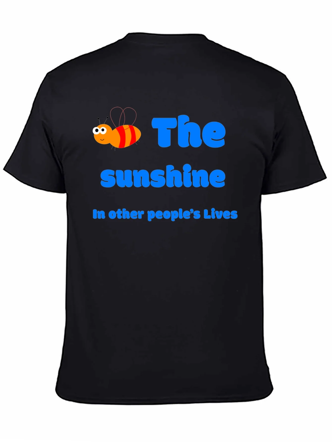 Sunshine Bee Graphic Tee - Positive Vibes T-Shirt