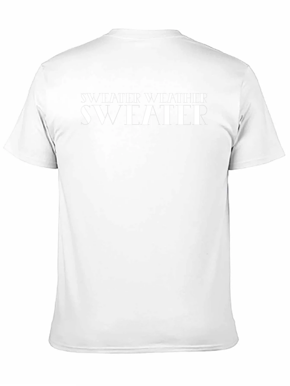 Stylish Sweater Weather Black Graphic T-Shirt