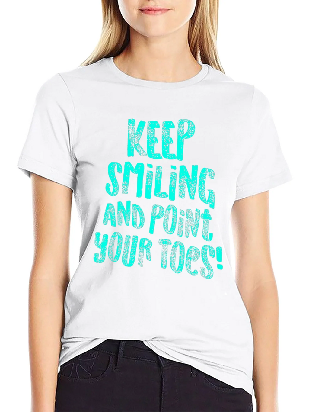 Keep Smiling Tee - Point Your Toes T-Shirt