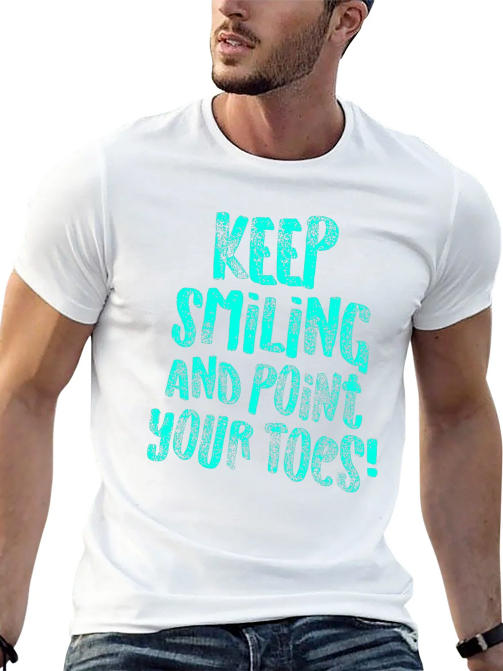 Keep Smiling Tee - Point Your Toes T-Shirt