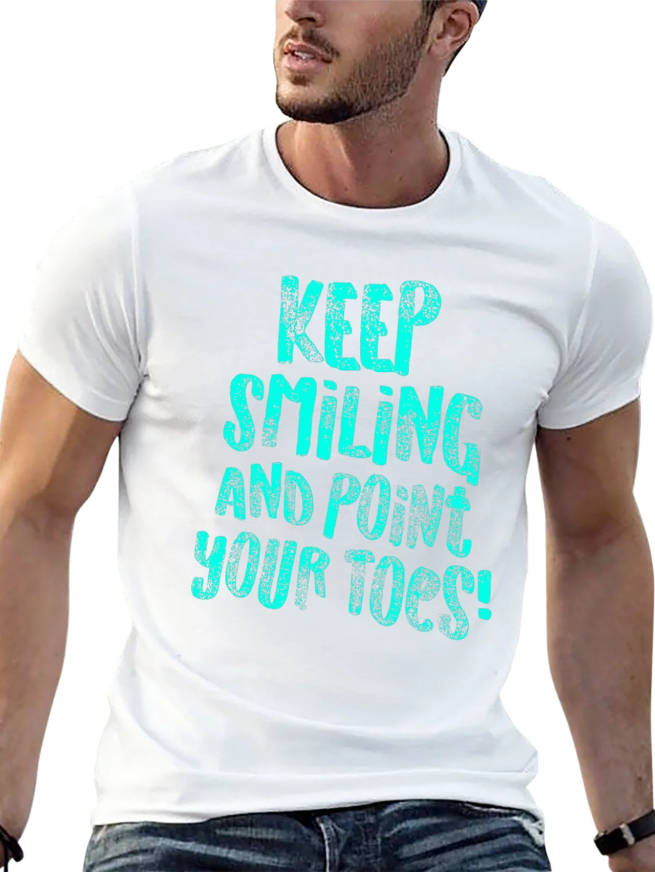 Keep Smiling Tee - Point Your Toes T-Shirt