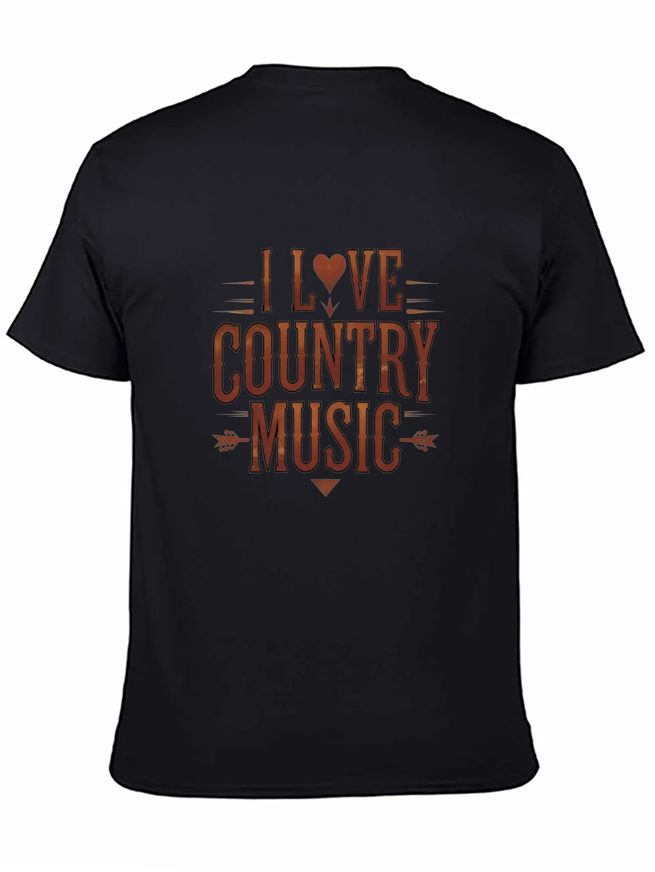 I Love Country Music Graphic Tee - Short Sleeve