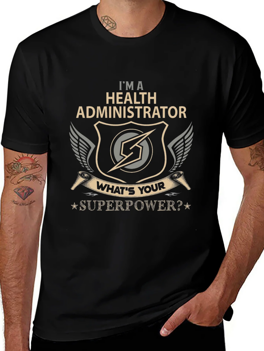 Health Administrator Superpower T-Shirt
