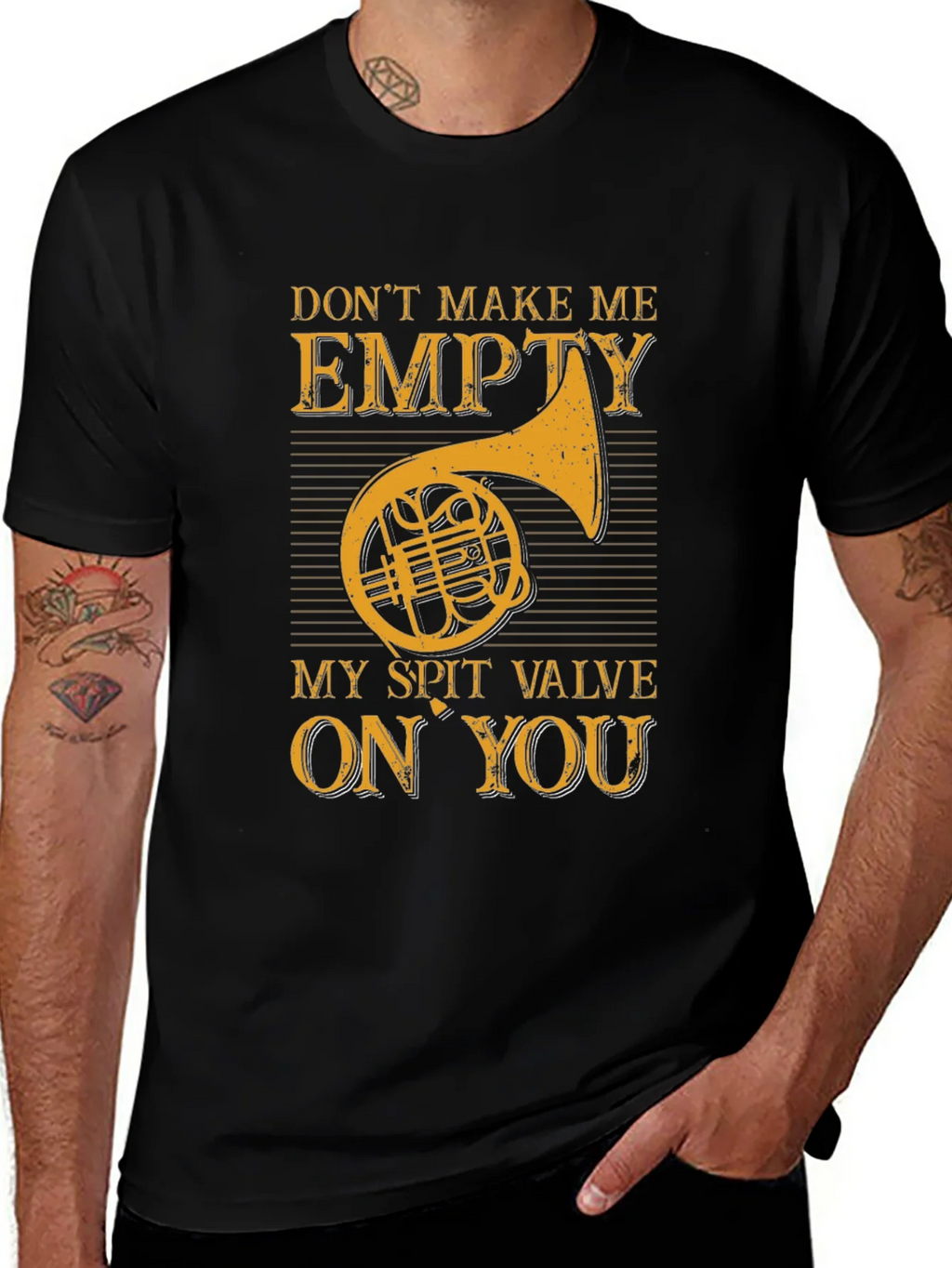 Funny Horn Player T-Shirt - Spit Valve