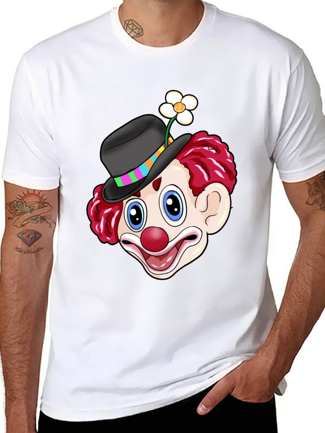 Clown Graphic Tee - Fun Novelty Shirt